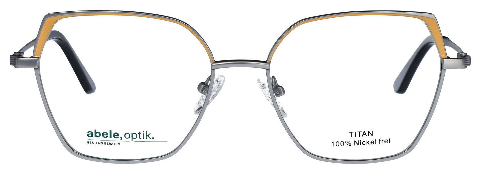 zu sehen ist die Korrektionsbrille 152091 von Abele Optik in der Farbe Silber.